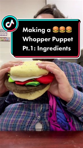 Making a Whopper Puppet: Craft Tutorial with Fleece