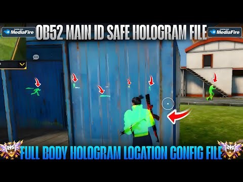 FF Max + FF GLOBAL 3D Hologram Config File | OB52 Free Fire Enemy Location Hack | 3D Hologram File