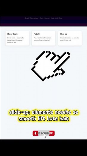 Top 3 CSS Animations Every Beginner Must Know! 🔥 | Learn in 30 Seconds