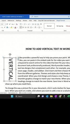 How to Add Vertical Text in Word - Step-By-Step Guide