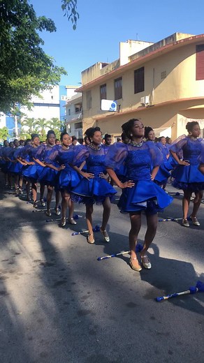 Bailarinas de Baton Ballet en República Dominicana
