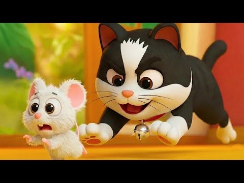 😺Meow Meow Billi | Funny Cat Song | Billi Karti Meow | Learn Animal Sound | Balgeet | Hindi Rhyme