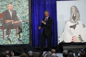 WATCH: National Portrait Gallery unveils portraits of Barack, Michelle Obama