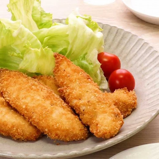 そのままでおいしい♪ 鶏ささみフライのレシピ動画・作り方 | デリッシュキッチン