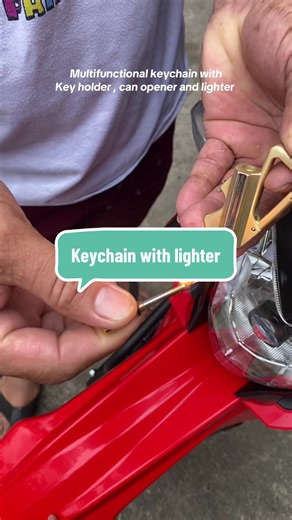 Personalized Multifunctional Keychain with Lighter