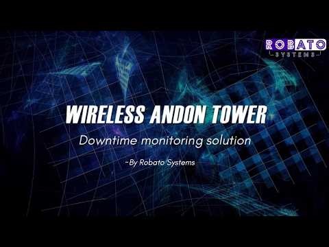 Wireless Andon Tower System | Real-Time Downtime Monitoring Solution | Robato Systems