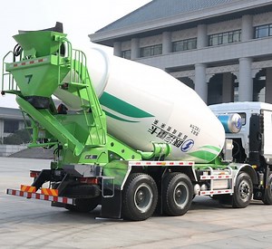 [Hot Item] Industrial Concrete Mixer Drum Rotating Agitator Semi-Trailer