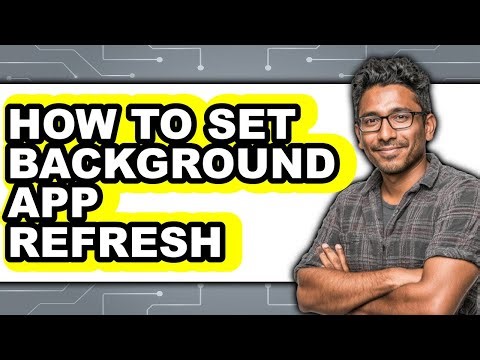 How to Set Background App Refresh (only Way)