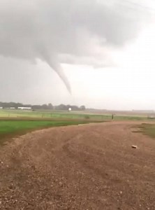 Video of tornado that briefly touched down near Winfred, SD. At this time, no damage has been reported. Video Credit: Sara Campos | US National Weather Service Sioux Falls South Dakota