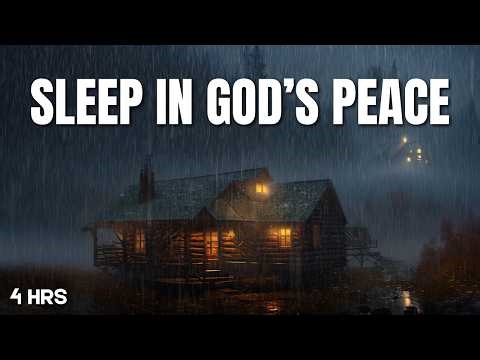 Bible Verses for Deep Sleep with Rain Sounds | Fall Asleep to God’s Word (5 HRS)