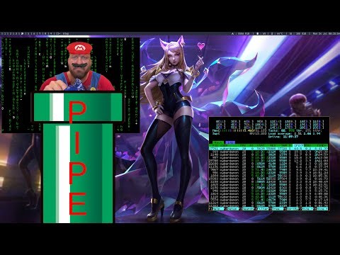 Оператор Pipe (труба) в терминале Linux. Перенаправление потока.