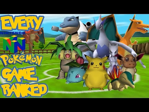 Ranking EVERY N64 Pokemon Game From WORST TO BEST (Top 5 Games)