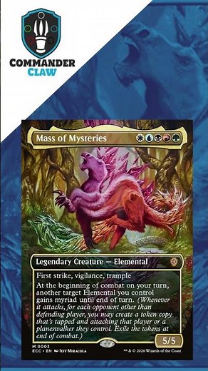 **New** Mass of Mysteries | Card Draw Suggestions | Dance of the Elements Precon #EDH #commander