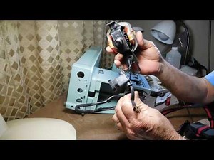 Step by Step Restoration of a Singer Model 337. A Series. Part 9 Motor and Wires Removal