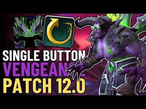 One Button Vengeance Demon Hunter Guide | SBA Tank Build for WoW Midnight