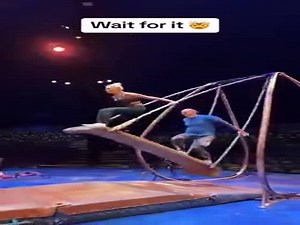 Circus Act On A Swing  (VIDEO)