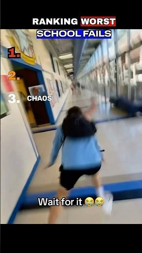 Ranking the Most Chaotic School Fails ⚠️ #school #fails #trending