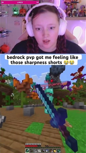 should i switch to bedrock?? #minecraft #conexion #sharpness #minecraftstreamer #pvp