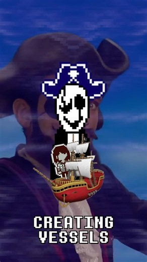 PIRATE GASTER’S NEW SHANTY 🏴‍☠️ #deltarune #undertale #gaster