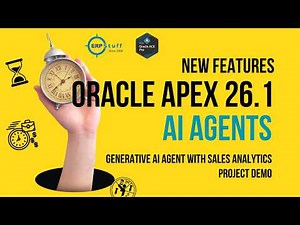 Oracle APEX 26.1 Generative AI Agent with Sales Analytics | New Features Demo