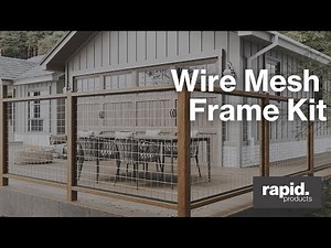 How to install Rapid's Wire Mesh Frame Kit