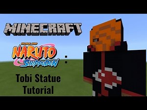 Minecraft | How To Make a Tobi Statue (Naruto Shippuden)