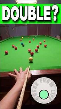 Snooker Practice Break A Double? 🥃 🥃 GoPro Headcam POV