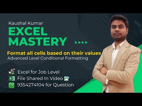 Format all cells based on their values In Conditional Formatting in Excel