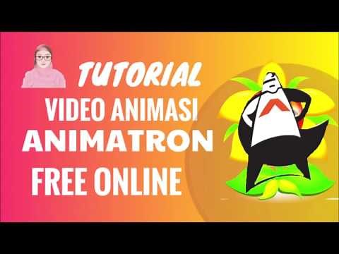 CARA MEMBUAT VIDEO ANIMASI FREE ONLINE || ANIMATRON