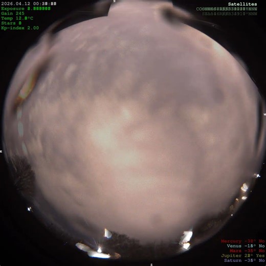 2026-04-11 [40 secs] [4K] Star Trails | Night Sky Light Painting | 40s