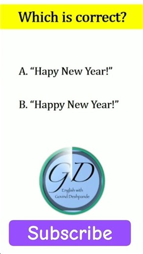 Choose the correct option | Which is correct? #shorts #viral #happynewyear