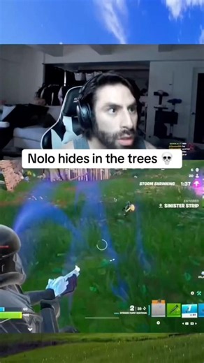 Hiding in the trees 😂
