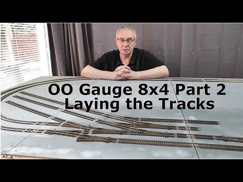 Bar Lane OO gauge modular layout 8x4 TMD Industrial layout Part 2 - Laying the tracks