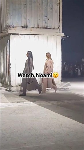 She Tried It. 😳 #naomi #runway