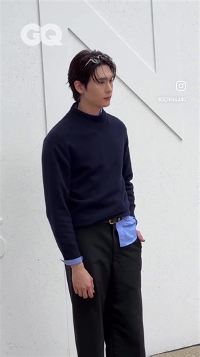 บุ๊ค กษิดิ์เดช ถึงโชว์ CELINE | GQ Thailand
