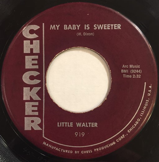 Little Walter - My Baby Is Sweeter / Crazy Mixed Up World