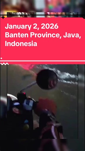 January 2, 2026 Banten Province, Java, Indonesia Flood. How to protect your life during the times of natural d!s*sters? You should pack an em€rg*ncy backpack. For more info watch videos with Dr Egon Cholakian PhD and or visit ALLATRA dot org #weather #flood #crwzyweather #world #news
