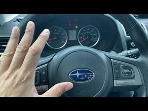 Subaru Forester – How to turn on/off hazard flashers