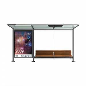 [Hot Item] Advertising Light Box Bus Stop Shelter
