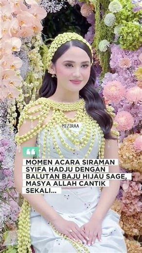 CANTIKNYA SYIFA HADJU SAAT PROSESI SIRAMAN, SEBELUM PERNIKAHAN DENGAN EL RUMI #elsyifa #syifahadju