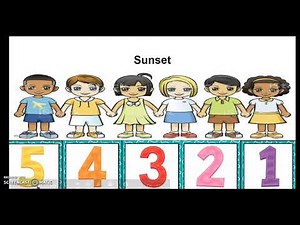 Math Module 1 Lesson 7 Kindergarten: Sunrise/Sunset Counting to 5 Fluency