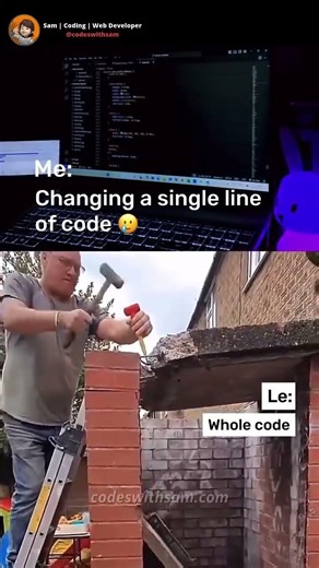 When I Changed a Single Line Of Code