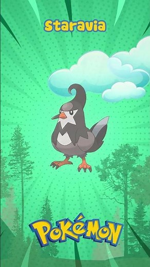 How to Pokemon Evolution Starly Evolution Process #starly #Staravia #staraptor #shorts