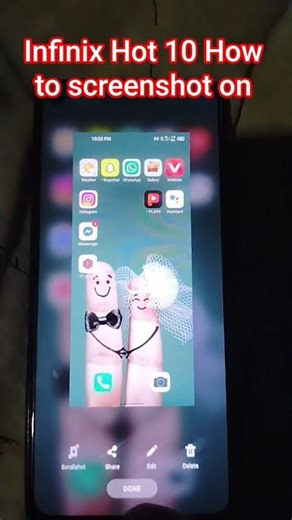 📸 Infinix Hot 10 Screenshot Trick 🔥⚡1 सेकंड में Screenshot लो! 😲InfinixHot10#ScreenshotTrick#shorts.