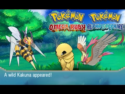 Pokemon Omega Ruby and Alpha Sapphire HOW TO CATCH/FIND KAKUNA + PIDGEOTTO + ABSOLITE!
