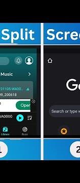 How to split screen on android phones | No third-party apps Needed