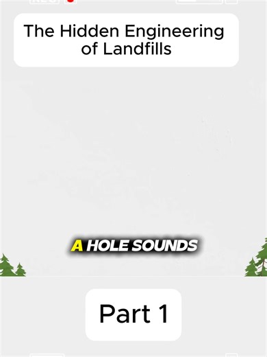 1 The Hidden Engineering of Landfills#engineer #dam #concrete #weri #physics
