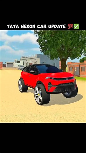 TATA NEXON CAR UPDATE 💯✅ INDIAN VEHICLE SIMULATOR 3D GAME || #shortsfeed #indiantractor3d