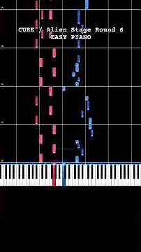 CURE / Alien Stage Round 6 EASY PIANO TUTORIAL 1/3 #piano #pianotutorial#alienstage