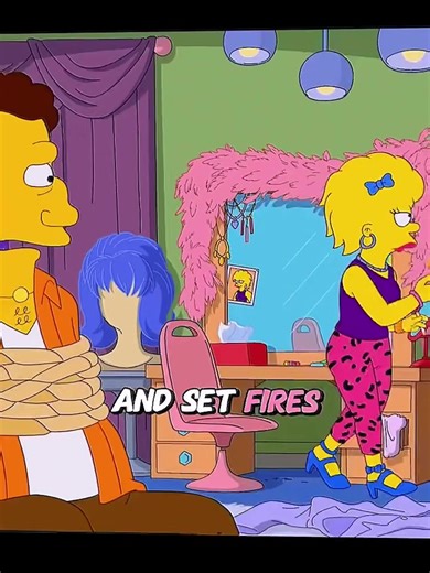 Maggie's Unique Godfather in The Simpsons